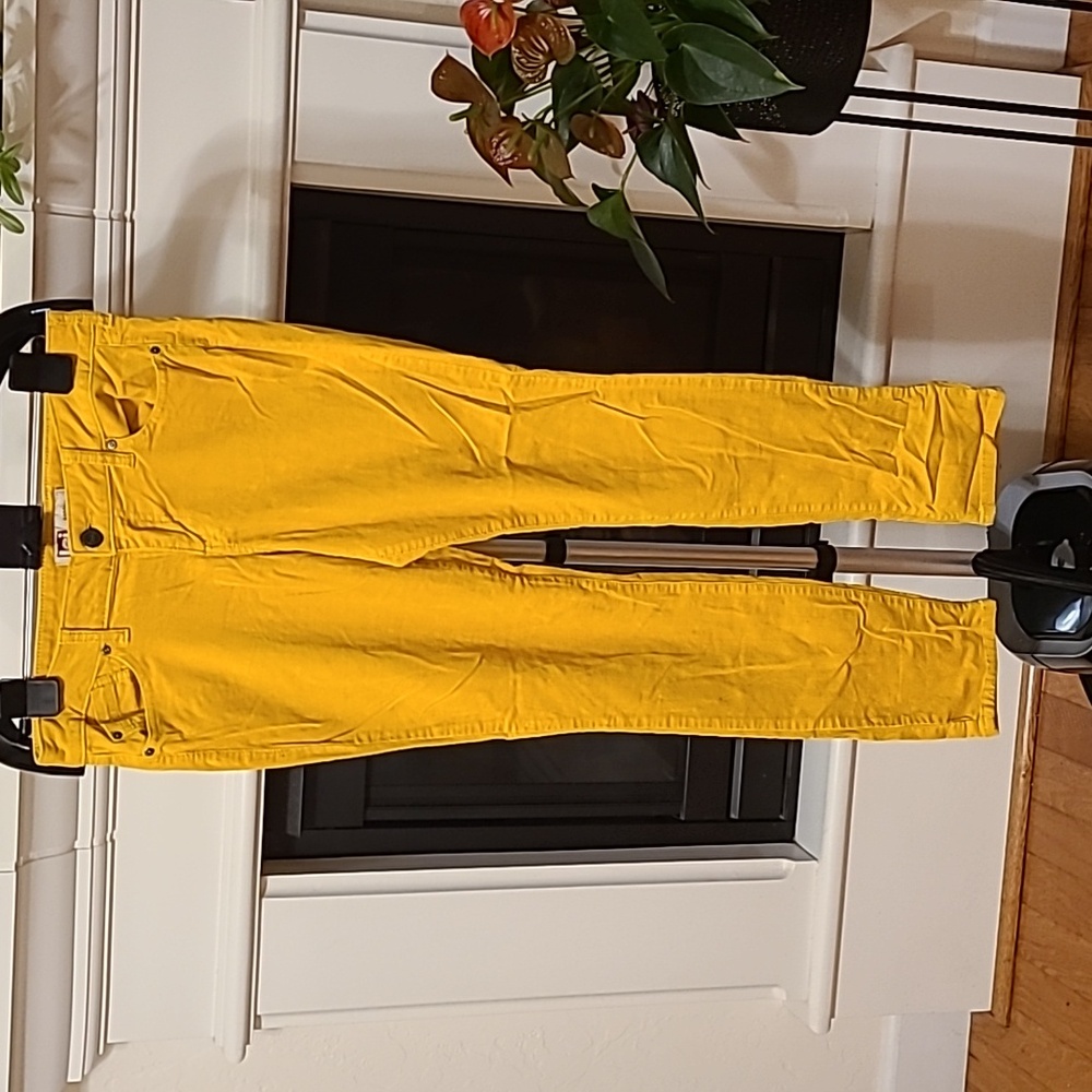 l.e.i. corduroy yellow Sz 11 regular‎ ashley lowrise skinny Y2K